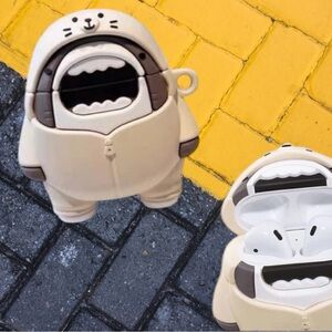 Jaguars Shark Silicone AirPods 1 & 2 Generation Earphones Case anime cartoon